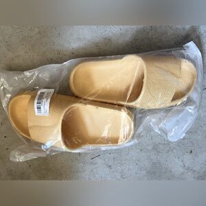 New Slippers Yellow size 37/38